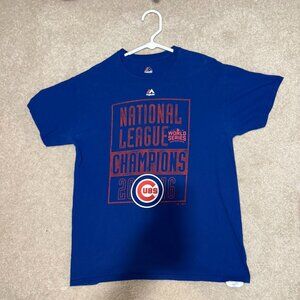 Chicago Cubs National League Champions Medium T Shirt MLB
